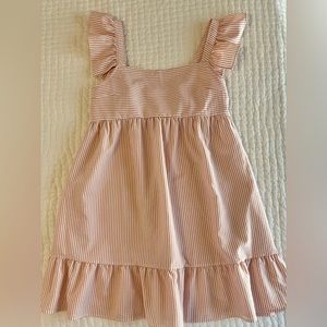 Seersucker Babydoll Dress